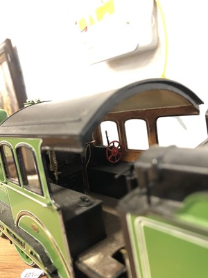 Lot 50 - Finescale steam, gauge 1 / G scale, 45mm locomotive and tender, B12 LNER no.8507, 4-6-0, green, in wooden case, with RC
