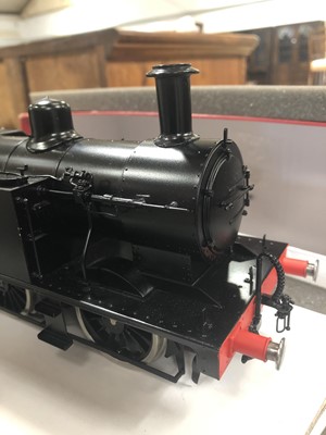 Lot 51 - Bachmann Brassworks electric, gauge 1 / G scale, 45mm locomotive, 0-6-0, Jinty, BR black, in box, with RC.