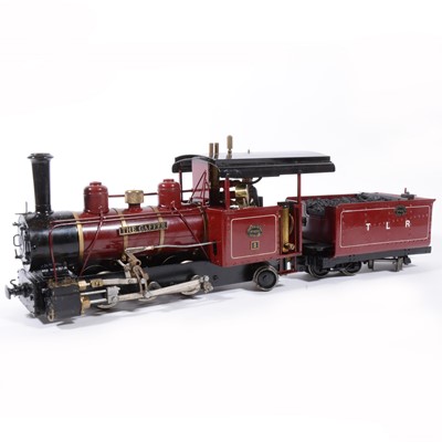 Lot 52 - Roundhouse live steam, gauge 1 / G scale, 32mm locomotive and tender, 'The Gaffer' Liberty Belle MkII, TLR 0-6-2 no.8, maroon.