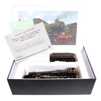 Lot 55 - Aster Hobby live steam, gauge 1 / G scale, 45mm locomotive and tender, 'King George V' 4-6-0 no.6000, black, in case.