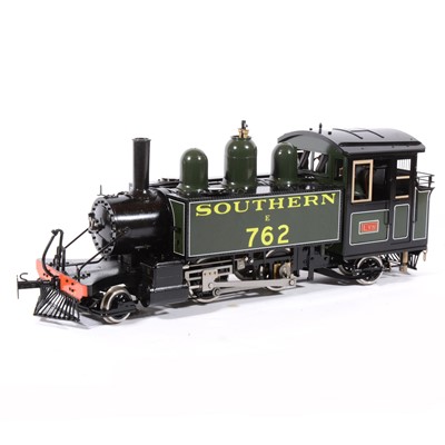 Lot 57 - Accucraft live steam, gauge 1 / G scale, 45mm locomotive, 'Lyn' Southern 2-4-2T no.762, green, in box, with RC