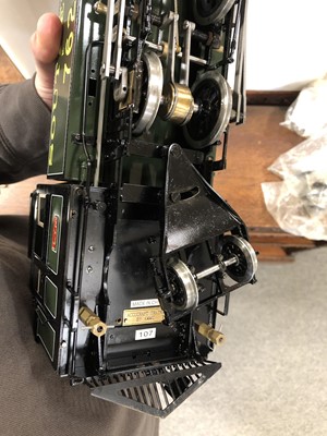 Lot 57 - Accucraft live steam, gauge 1 / G scale, 45mm locomotive, 'Lyn' Southern 2-4-2T no.762, green, in box, with RC