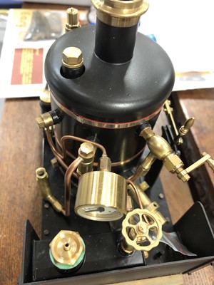 Lot 58 - Regner Models live steam, gauge 1 / G scale, 45mm locomotive, 'Chaloner', 0-4-0, black, boxed.