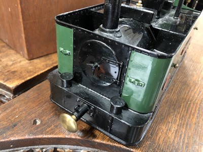 Lot 60 - Finescale Engineering Company live steam locomotive, gauge 1 / G scale, Glyn Valley Tramway, 'Sir Theodore', 0-4-0, green, with booklet, in case.