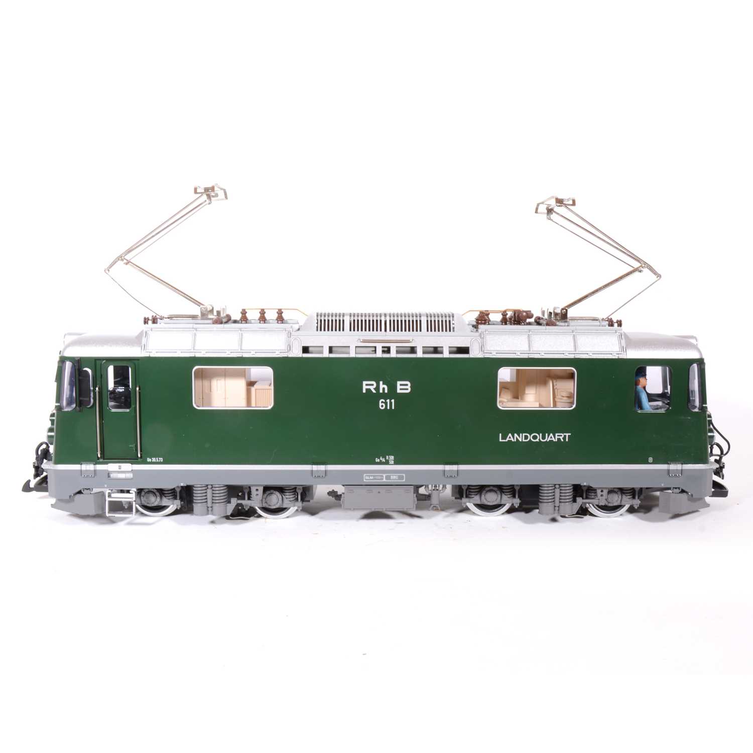 Lot 87 - LGB electric, G scale, RhB GE 4/4 II locomotive, no.25432, boxed.