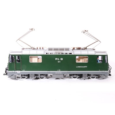 Lot 87 - LGB electric, G scale, RhB GE 4/4 II locomotive, no.25432, boxed.