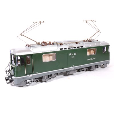 Lot 87 - LGB electric, G scale, RhB GE 4/4 II locomotive, no.25432, boxed.