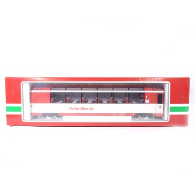 Lot 90 - LGB G scale, Furka-Oberalp observation passenger coach, no.30660, boxed.
