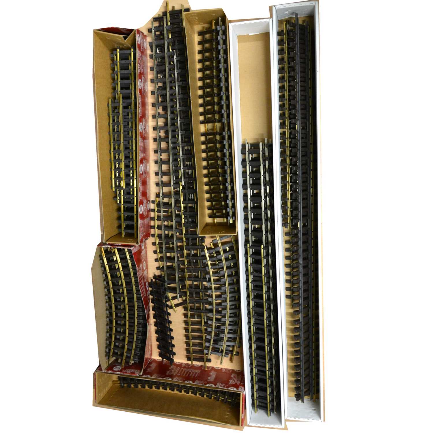 Lot 100 - LGB, Peco and Aster Hobby G scale track, a large quantity of straights and curves.
