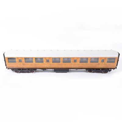 Lot 72 - The Finescale Locomotive Company passenger coaches, gauge 1 / G scale, 45mm, rake of three LNER 'Teak' no.441 (x2), no.2151, (3).