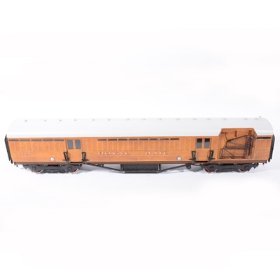 Lot 72 - The Finescale Locomotive Company passenger coaches, gauge 1 / G scale, 45mm, rake of three LNER 'Teak' no.441 (x2), no.2151, (3).