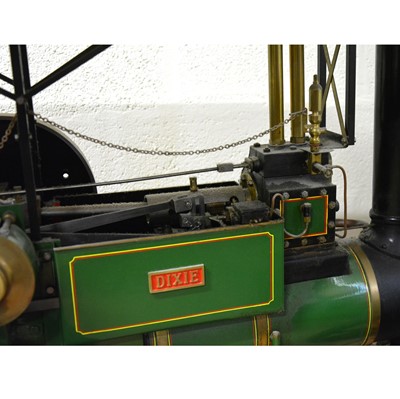 Lot 128 - Maxitrak live steam 3inch scale Aveling & Porter road roller, length 119cm, height 74cm, width 47cm, with copper TIG welded boiler, with added canopy.