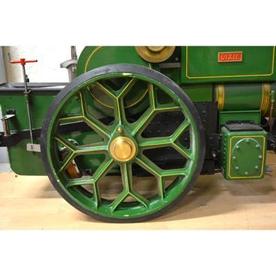 Lot 128 - Maxitrak live steam 3inch scale Aveling & Porter road roller, length 119cm, height 74cm, width 47cm, with copper TIG welded boiler, with added canopy.