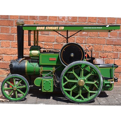 Lot 128 - Maxitrak live steam 3inch scale Aveling & Porter road roller, length 119cm, height 74cm, width 47cm, with copper TIG welded boiler, with added canopy.