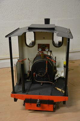 Lot 125 - Live steam 7 1/4 inch gauge locomotive, Orenstein & Koppel 0-4-2 tank engine, RhB no.1032, 83cm length.