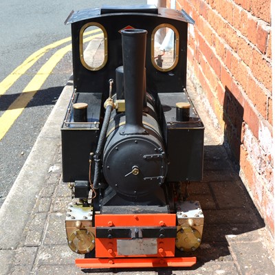 Lot 125 - Live steam 7 1/4 inch gauge locomotive, Orenstein & Koppel 0-4-2 tank engine, RhB no.1032, 83cm length.
