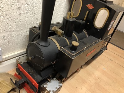 Lot 125 - Live steam 7 1/4 inch gauge locomotive, Orenstein & Koppel 0-4-2 tank engine, RhB no.1032, 83cm length.