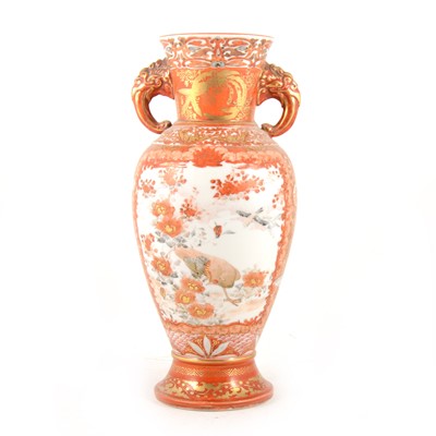 Lot 1001 - A Japanese Kutani vase