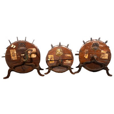Lot 157 - Three vintage knife sharpeners