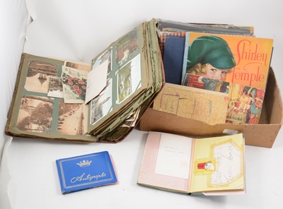 Lot 1131 - An album of postcards and some greetings cards