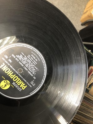 Lot 10 - The Beatles White Album and Sgt. Pepper's Loney Hearts Club Band vinyl LP records.