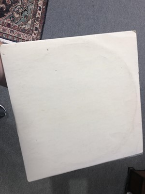 Lot 10 - The Beatles White Album and Sgt. Pepper's Loney Hearts Club Band vinyl LP records.