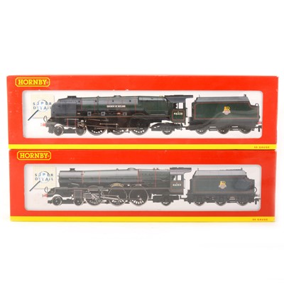 Lot 505 - Two Hornby OO gauge model railway locomotives, R2226 'Margaret Rose', R2231 'Duchess of Rutland'.