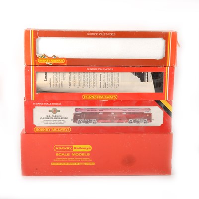 Lot 518 - Four Hornby 4OO gauge model railway locomotives, R352, R324, R053 and R550.