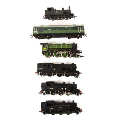 Lot 554 - Six loose Bachmann OO gauge model railway locomotives.