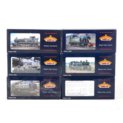 Lot 565 - Six Bachmann OO gauge model railway locomotives, all tank engines.