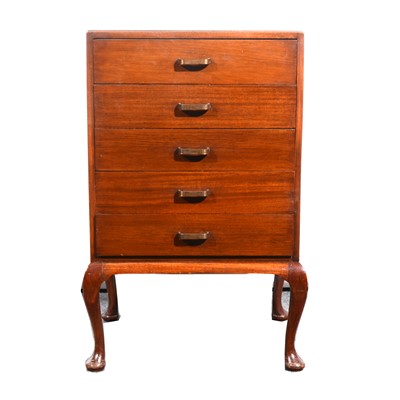 Lot 13 - A set of walnut sheet music drawers