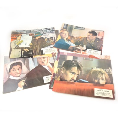 Lot 116 - Three sets of original cinema lobby cards; Sweeny!, Rotten to the Core, Lindsay Anderson's Britannia Hospital.