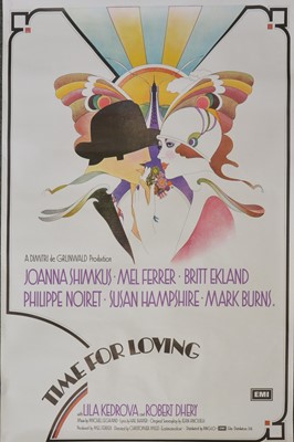 Lot 127 - Four British film posters; including, West 11, Bad Boys, Murphy's War, Time for Loving, mostly c1970s, all 40x27inch size.