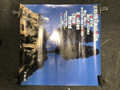 Lot 99 - Six music posters; including Frank Zappa, Bob Dylan, Nick Lowe and ZZ Top, various sizes.