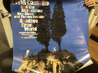 Lot 100 - Fourteen music adversiting posters
