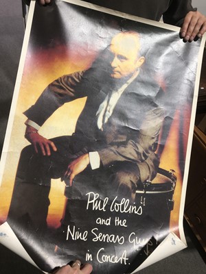 Lot 100 - Fourteen music adversiting posters
