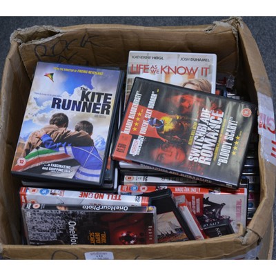 Lot 132 - Seven boxes of Film and TV DVDs, including box sets, Doctor Who etc.
