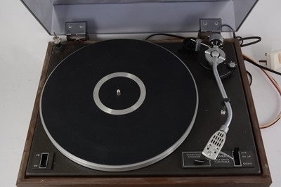 Lot 51 - Audio equipment; A PL-12D Pioneer turntable, P50 Cambridge Audio stereo amplifier, T45 Cambridge audio FM radio tuner.