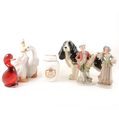 Lot 55 - A box of miscellaneous china and glass
