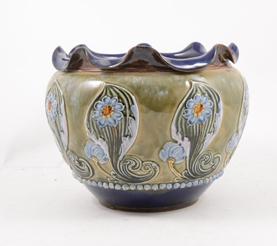 Lot 1052 - A Doulton Lambeth stoneware jardiniere