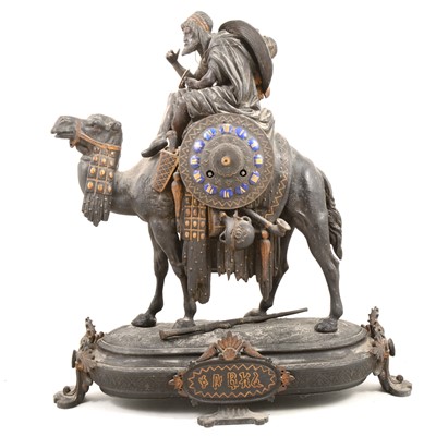 Lot 1411 - Late 19th Century mantel clock
