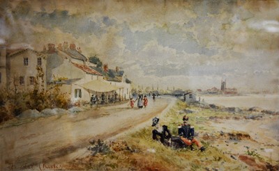 Lot 367 - French School, Coastal scene