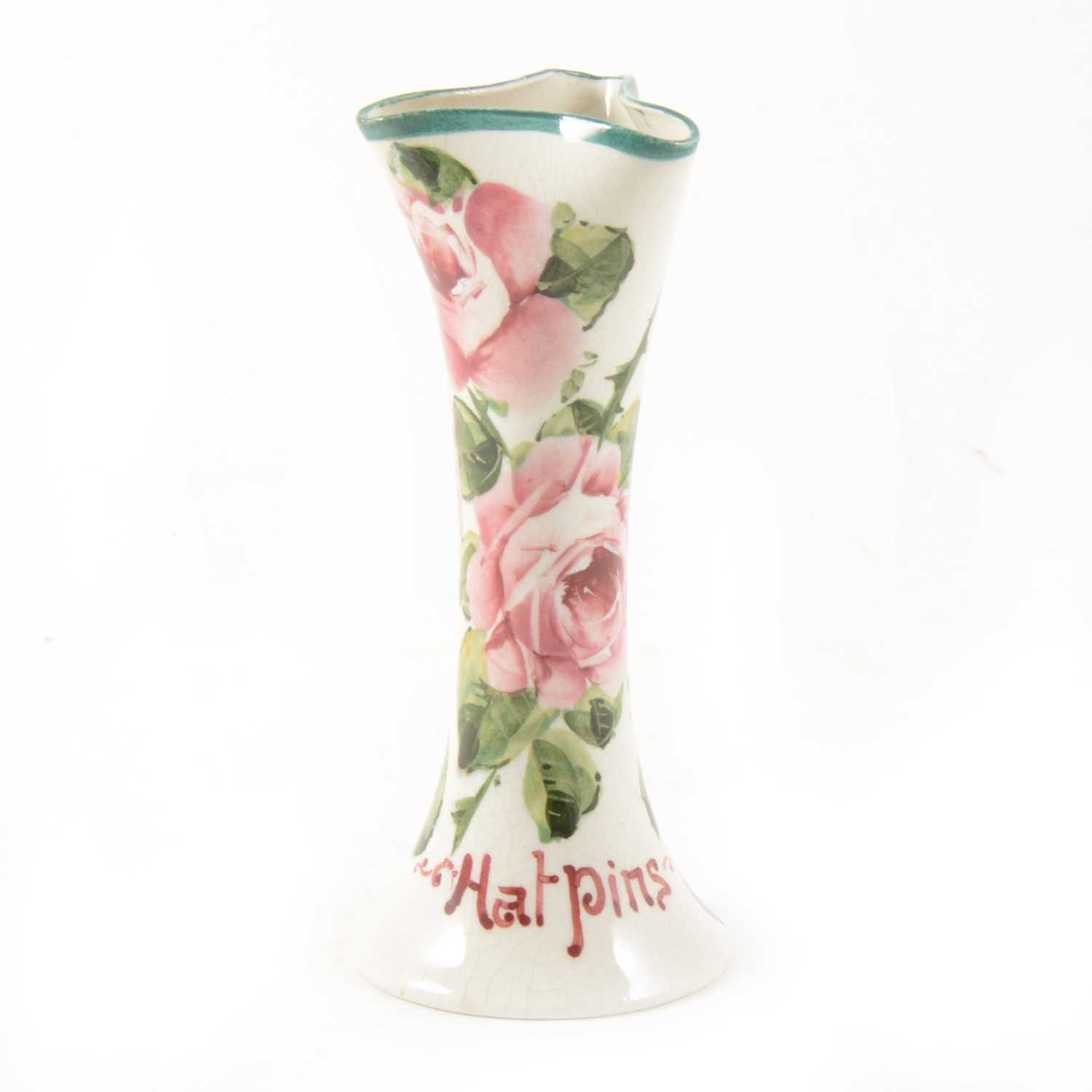 Lot 6 - A Wemyss pottery hatpin holder