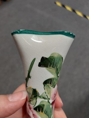 Lot 6 - A Wemyss pottery hatpin holder