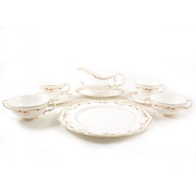 Lot 54 - A Royal Doulton dinner service, Strasbourg pattern