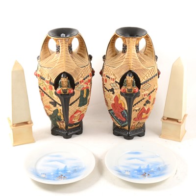 Lot 69 - A quantity of vintage ceramics and ornaments, mostly of an Asian theme