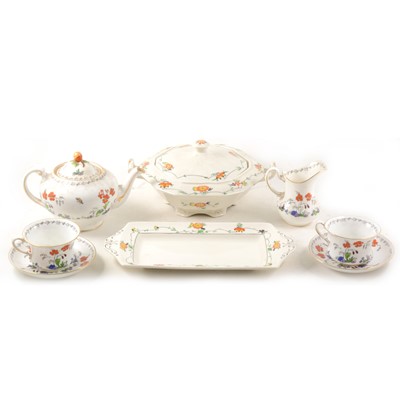 Lot 35 - Alfred Meakin earthenware dinner service, Chatham pattern; and other china