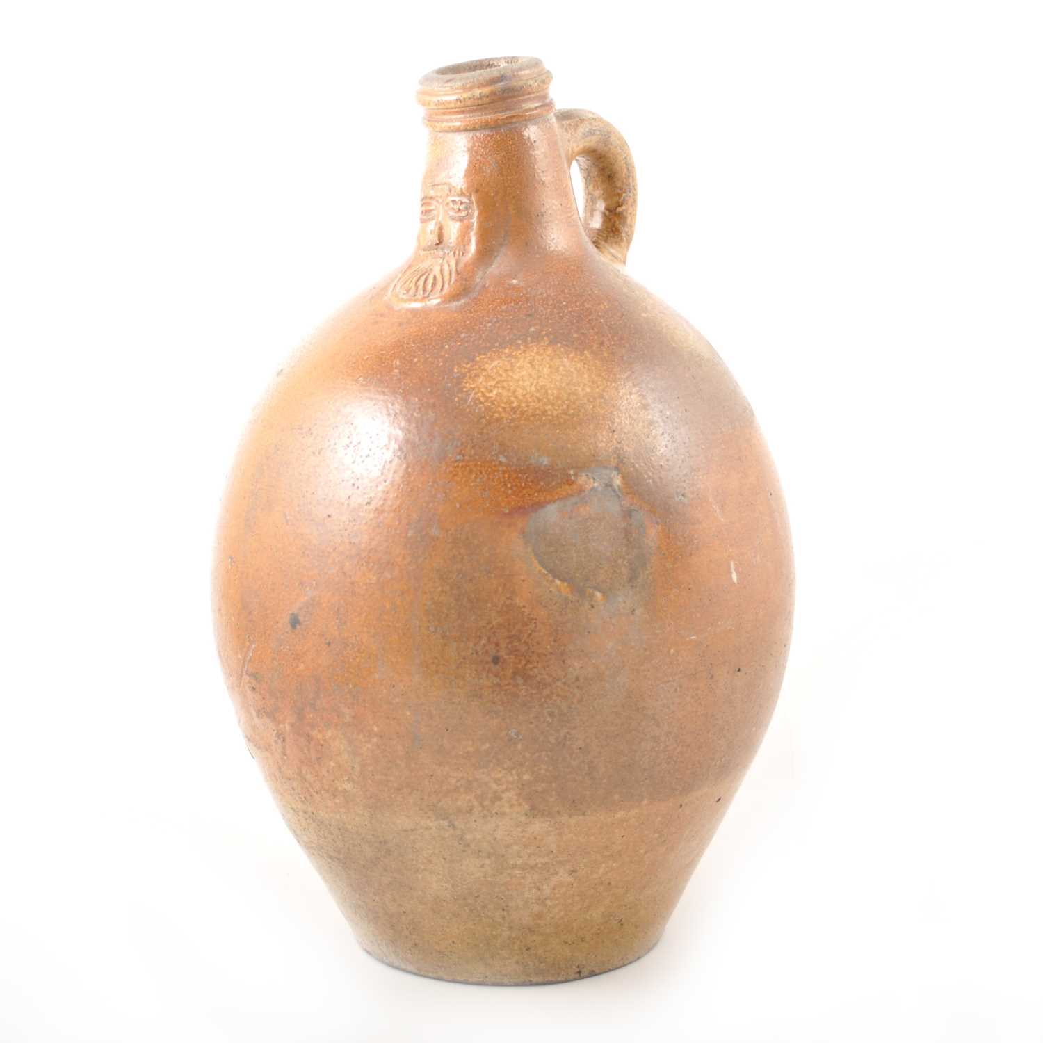 Lot 28 - A stoneware Bellarmine jug, probably English, late 17th or 18th century