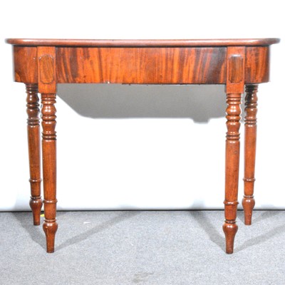 Lot 545 - A Victorian mahogany side table