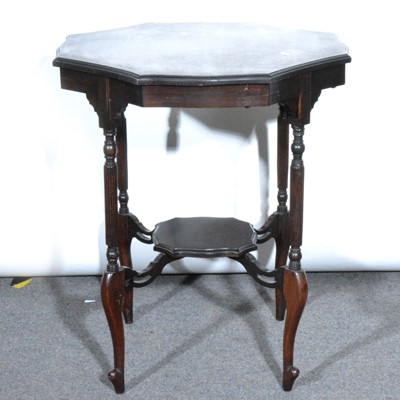 Lot 462 - An Edwardian stained wood window table